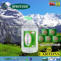 PACKAGE OF 50 CARTONS :SPRITZER MINERAL WATER 9500ML X 2 BOTTLES