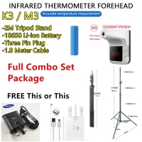 K3 thermometer set combo + tripod stand for shop owner scanner temperature