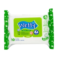 Wetty Antibacterial Fragrance Wet Wipes 30'S (Twin Pack)