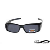 Widened type can be covered in myopia glasses [S-MAX brand] UV400 sunglasses anti-glare anti-reflective PC grade Polarized lenses