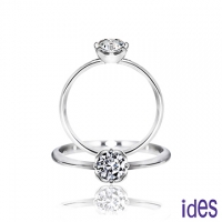 (ides)Ides loves Japanese light fashion design 32 points F / SI2 diamond ring / bloom beautiful (#9)