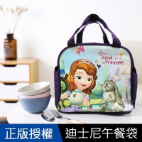 (j-bedtime)[Genuine authorization] MIT Taiwan Disney lunch lunch bag / outdoor picnic bag / kids travel bag-Princess Sophia
