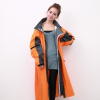 (Outperform)OutPerform Jin Chi whims piece style raincoat (Orange / Grey)