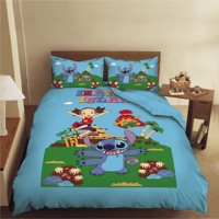 [Disney] -Disney Stitch Game article - twin pack two groups 3.5x6.2 foot (105x186 cm)