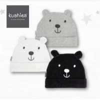 (kushies)Canadian kushies cute baby hat 1-3/3-6 months (Little Grizzly Bear/Little White Bear/Little Black Bear)