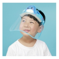 Cartoon face shield for kid - Anti-splash transparent full face shield with Thickened Sponge