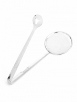 Frying Tongs with Oil Strainer 2 in 1