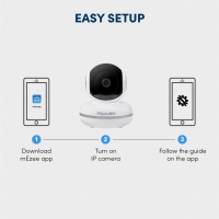 PROLiNK Full-HD Pan/Tilt Wireless IP Camera Wide Angle Night Vision Motion Tracking Tuya Smart Home Ready PIC3003WP