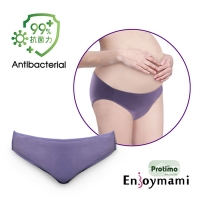 (Enjoymami)Enjoymami Long-acting Antibacterial Fiber Maternity Low Waist Panties-Noble Purple