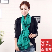 (Seoul Show)Seoul show Seoul show classic Monroe dense chiffon scarf shawl