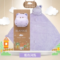 (angel dear)US Angel Dear Animal Baby Pacifier Single Gift Box (Purple Hippo)