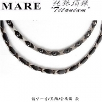 (MARE)[MARE- Titanium Necklace Series]: love keep life (black & white pottery) paragraph