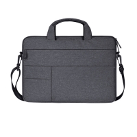 (didoshop)13.3吋Business casual portable reclining pen electric bag computer bag (CL239) dark gray