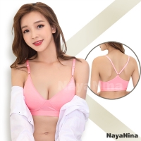 (Naya Nina)[Naya Nina] volatility, beauty, back, no steel ring, BRA underwear, M~XXL (powder)