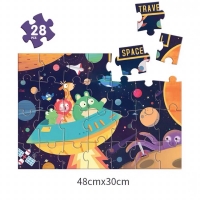 GFUN Puzzle + Story - Space Travel 28pcs