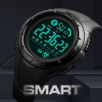 【Malaysia SKMEI】1542 Battery Sport Smart Watch Waterproof Light Display Heart Rate Bluetooth App