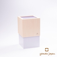 (YAMATO)[YAMATO] Handmade Block Trash Can (Xue Hao White)