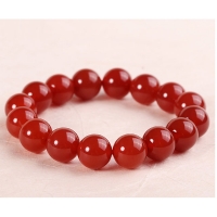 (原藝坊)[Original Art Square] Ancient and Elegant Red Agate Bracelet (12mm)