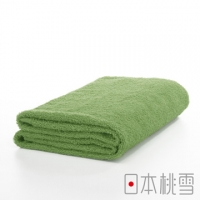 (hiorie)Japanese peach snow combed cotton hotel bath towel (tea green)