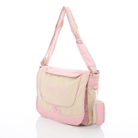 (WAIPU)Fashion Multifunctional Crossbody Backpack Casual Bag Backpack Horizontal Side Backpack Diagonal Shoulder Bag (Pink) 7803-044