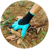 GARDENING GLOVES with ABS CLAWS