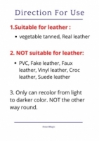 [LEATHER DYE] GeWu Japanese Technology Leather Dye [Ready Stock][Listing 1/2]