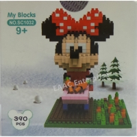 Schess Disney Minnie 2 Nano size Diamond Building Block - 390pcs