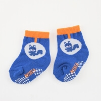 (LOVE WORLD)Small fox towel socks (blue)