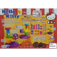 Hello Kitty Kid's Dough Plasticine Clay Dough Color Mud Mainan Tanah Liat Kanank-kanak Ice-cream Maker