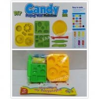 DIY Candy Kid's Dough Plasticine Clay Food Maker Color Mud Mainan Tanah Liat Kanak-Kanak