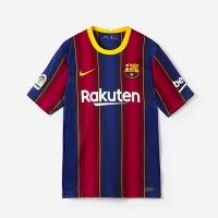 Barcelona Women Home Season 20/21 Fans Issue Jersey with #3 PIQUE + La Liga Patch Printing