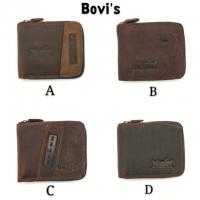 Top Original Brands Men Wallet Genuine Cow Leather Full Zip Fashion Wallet