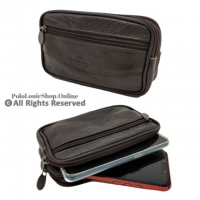 🔥Ready Stock🔥New Arrival Men Quality PU Leather Waist Belt Horizontal Phone Pouch Bag Wallet