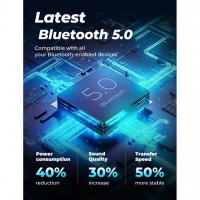 Tribit Xsound Surf Bluetooth Speaker - IPX7 Waterproof, Bluetooth 5.0, TWS Pairing, 10 Hours Playtime, Type C Charging