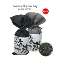 Japan Bamboo Charcoal Bag Active Carbon Air Freshener Purifier For Car Home 100g Universal Myvi Kancil Axia Wira Alza