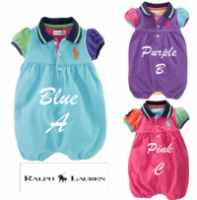Sport Blue Baby Girl Rompers