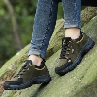Kasut Lelaki Men's Outdoor Sports Non-slip Hiking Shoes (DEEP GREEN)
