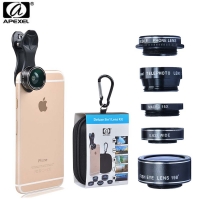 Apexel 5in1 camera Lens Kit for Hd Mobile Phone lens (APL-DG5H)