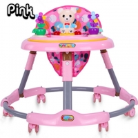 [READY STOCK]Baby walker Multi-function anti-rollover walker c/w Chinese & English music height-adjustable (No Mat)