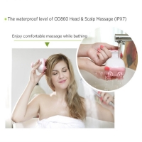 Waterproof Scalp Massager -Hair Care Device Kneading Massage Reduce Hair Loss