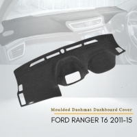 Ford Ranger T6 2011-2015 Car Instrument Panel Pad Instrument Panel Light-Proof Pad Cover Dashboard Cover