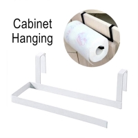 💥New💥 Cabinet Hanging Shelf Toilet Paper Towel Rack Paper Towel Roll Holder Organizer