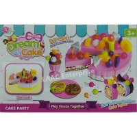 Birthday Cake Decoration Set + Candle with Light - A Fun Toys for Kids