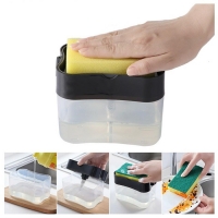 💥New💥 Dishwash Dispenser/Soap Dispenser/Sponge Holder/Kitchen Tool/Soap Pump Liquid/Soap Caddy