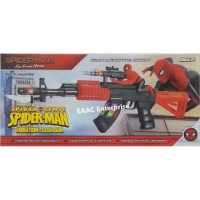 Spider man Vibration Flash Electric Gun with Lights Realistic Sound