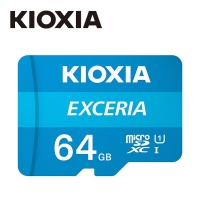 (KIOXIA)KIOXIA EXCERIA Micro SDXC R100MB UHS-I 64GB memory card (Made in Taiwan / with transfer card)