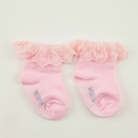 (LOVE WORLD)Bear Sweetheart Socks (light pink)