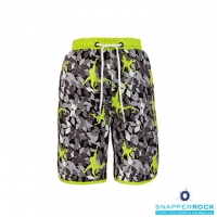 (Snapper Rock)【Snapper Rock UPF 50+ Sunscreen Swimsuit for Children】 Boy Beach Shorts ? Camouflage Monkey