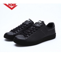 (pony)[PONY] TOP STAR fashion leather wild couple models white shoes casual shoes sports shoes women's shoes black
