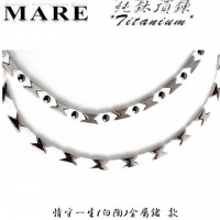 (MARE)[MARE- Titanium Necklace Series]: keep love life [black & white pottery] section